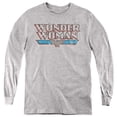 thumbnail image 1 of Wonder Woman Wonderwoman Retro 2 Kids Long Sleeve T Shirt (Large) for Youth Boys and Girls, Athletic Heather, 1 of 4
