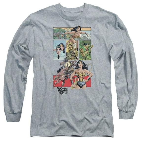 Wonder Woman - Ww75 Comic Page - Long Sleeve Shirt - Medium