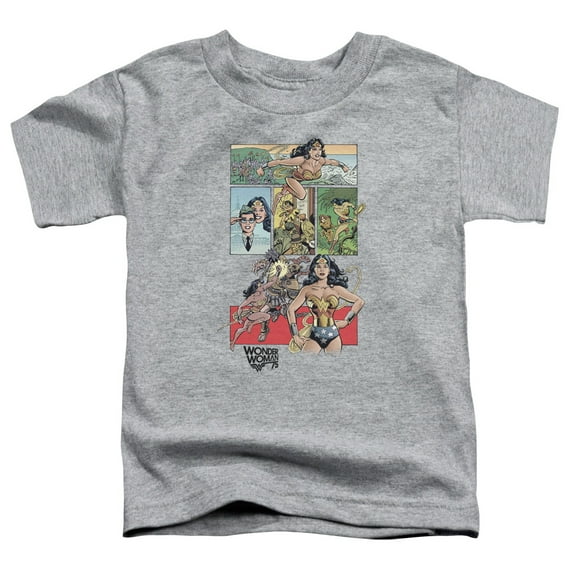 Wonder Woman - Ww75 Comic Page - Toddler Short Sleeve Shirt - 2T