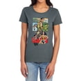thumbnail image 1 of Wonder Woman Ww75 Comic Page Women's T Shirt, Charcoal, Large, 1 of 6