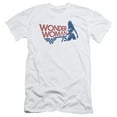 thumbnail image 1 of Wonder Woman - Ww75 Silhouette - Premium Slim Fit Short Sleeve Shirt - Medium, 1 of 2