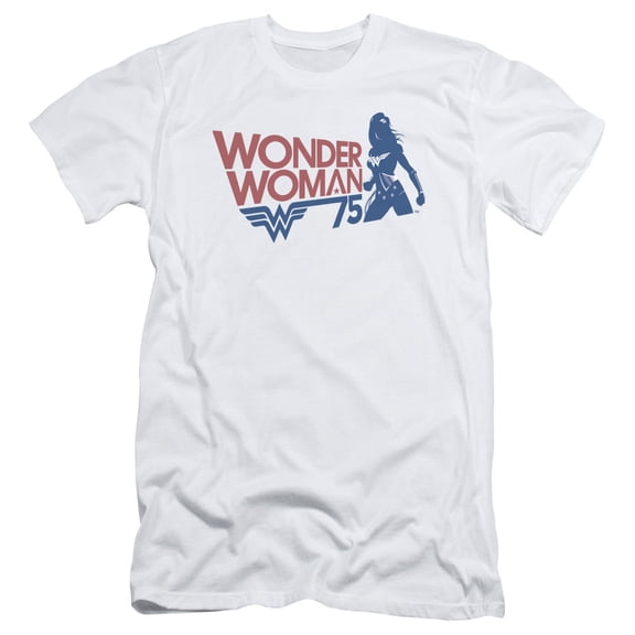 Wonder Woman - Ww75 Silhouette - Slim Fit Short Sleeve Shirt - Medium