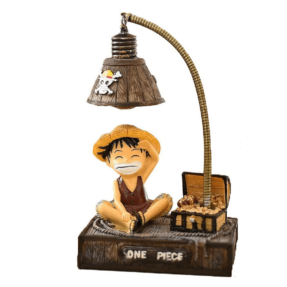 Wonder ZS Anime Luffyy Night Lights Lamp Room Desktop Garden Christmas Decorations Anime Figure Toys