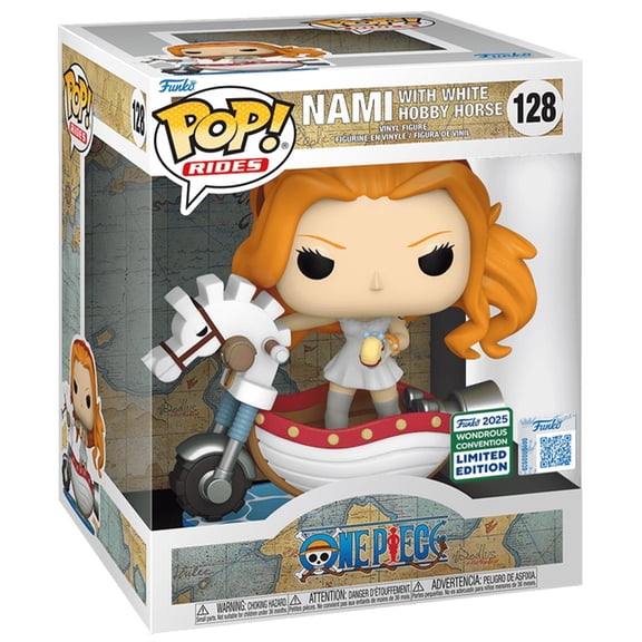 WonderCon Share Exclusive One Piece Nami with White Hobby Horse Vinyl Figure