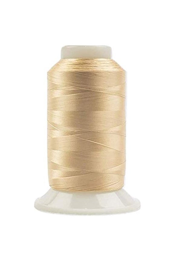 , Specialty Threads, InvisaFil, 2-Ply Cottonized Soft Polyester, Silk-Like Thread for Fine Sewing, 100wt - Nude, 2500m