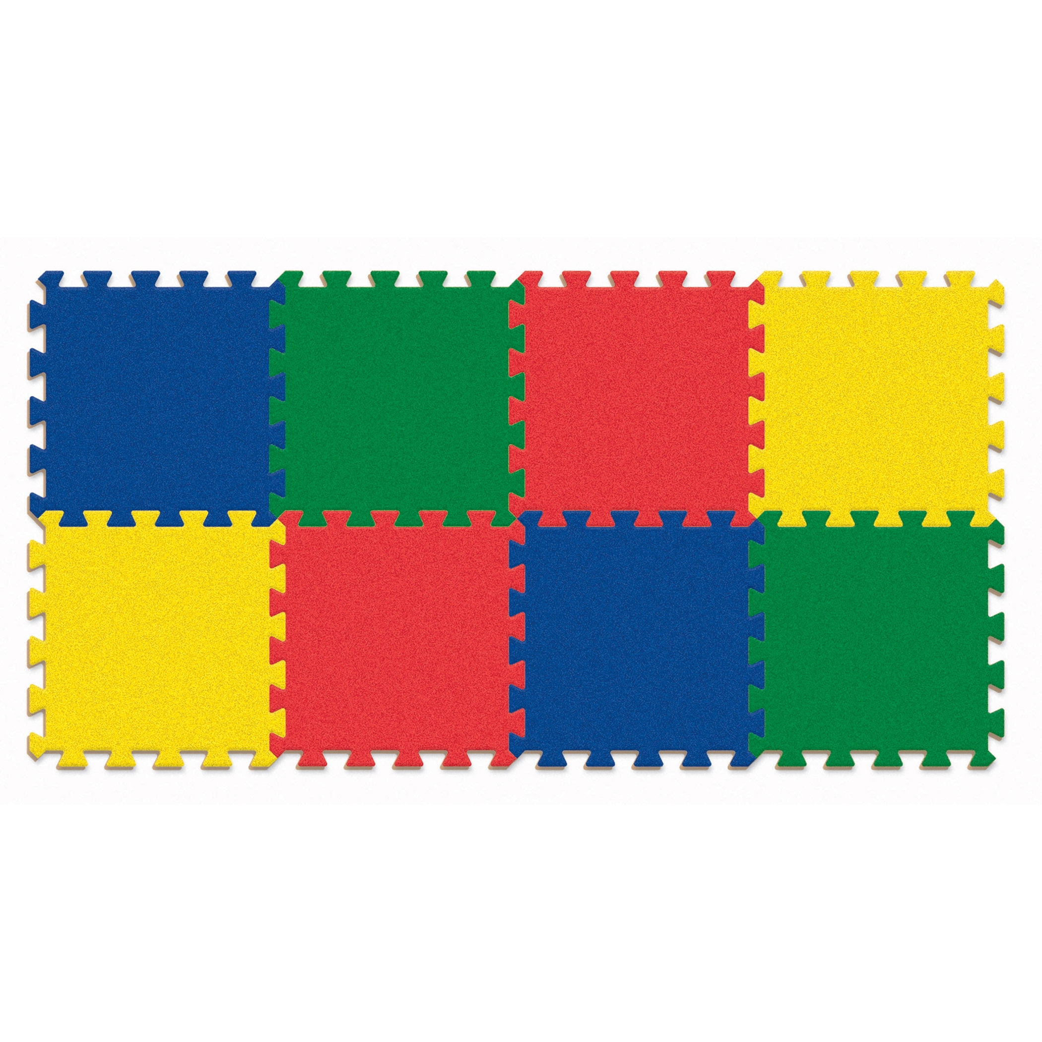 PACON Wonderfoam 12" x 12" Assorted Foam Interlocking Floor Mats DIY Crafting 4 Pack