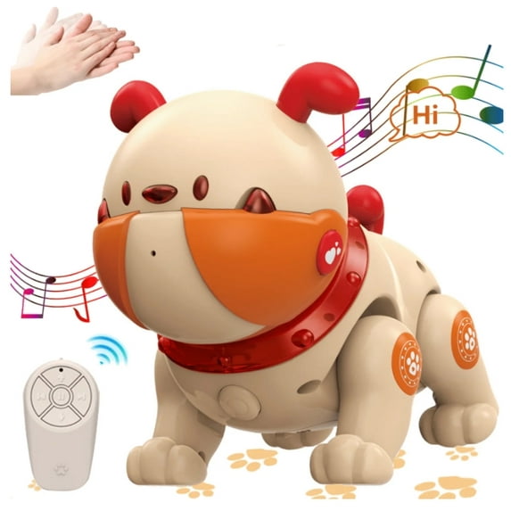 WonderHive Smart Dog,Kids & Toddlers Ages 3-8,Interactive Learning Robot Dog Toy,Remote Control,Lights & Sounds