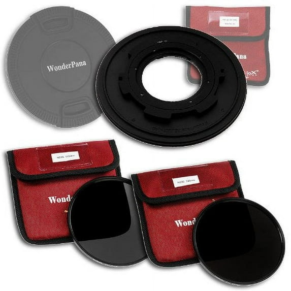 WonderPana 145 ND Kit - 145mm Filter Holder, Lens Cap, ND16 & ND32 Filters for Tokina 10-17mm f/3.5-4.5 AT-X 107 DX AF L