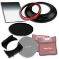 thumbnail image 1 of Fotodiox Pro WonderPana 66 FreeArc Essentials ND 0.6SE Kit - Rotating 145mm Filter System Holder, Lens Cap, Fotodiox Pro 6.6"x8.5" 0.6 (2-stop) Soft Edge Grad ND and 145mm ND16 (4-Stop) Filters for Ni, 1 of 7