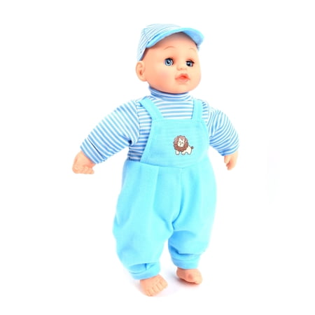 WonderPlay Baby Doll With 4 Sounds - Blue