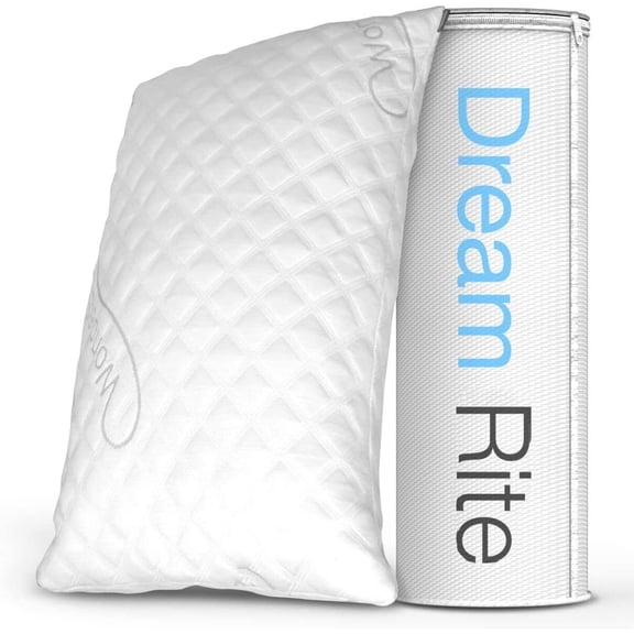 WonderSleep Dream Rite Shredded Memory Foam Pillow - Queen Size, 1 Pack