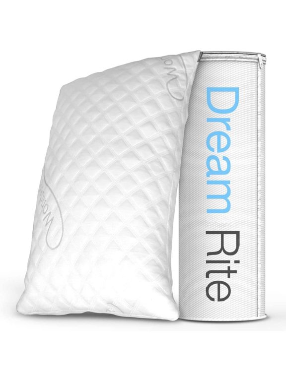 WonderSleep Dream Rite Shredded Memory Foam Pillow - Queen Size, 1 Pack