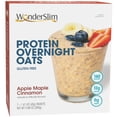 thumbnail image 1 of WonderSlim Protein Overnight Oats, Apple Maple Cinnamon, 5g Fiber, Sugar & Gluten Free (7ct) es104, 1 of 3