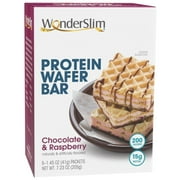 WonderSlim Protein Wafer Bar, Chocolate Raspberry (5ct)