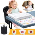 thumbnail image 1 of WonderStone Hook On Chair, Portable High Chair with Tray, Storage Bag & Free Accessories, Clip-On Table Chair for Baby and Toddler, Ideal for Home and Travel, Black, 1 of 10