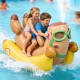 thumbnail image 1 of WonderStone Inflatable Water Animal Hog Pool Floats, Large Ride-On Water Raft for Adults & Kids, Fun Summer Beach Party Decoration & Pool Toy, 1 of 9