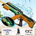 thumbnail image 1 of WonderStone Large Size Electric Water Blaster,Automatic Waterproof Light-Up Squirt Blaster, 650ml Water Storage,Long Range (25-32ft),Perfect for Adults & Kids Ages 8-12,Ideal for Pool Games,Yellow, 1 of 10