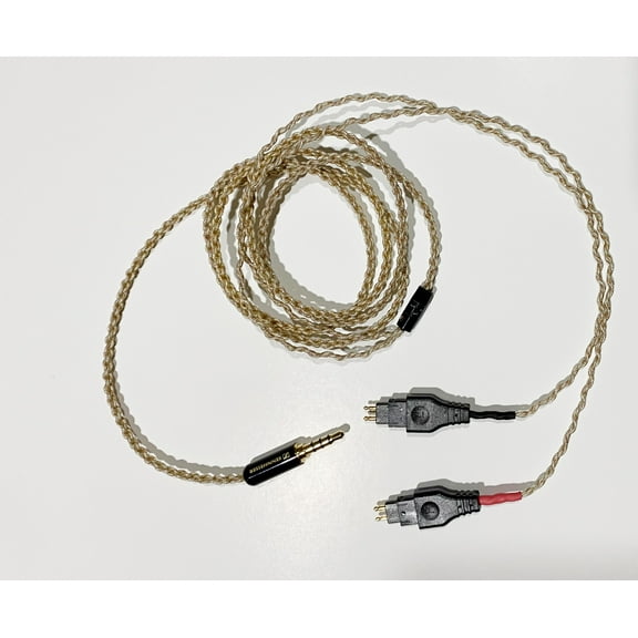WonderSummer Replacement Upgrade Cable for Sennheiser HD650, HD600, HD580, HD660S, HD58X, HD565, HD545, HD535, HD6XX Headphones Cable (51'')