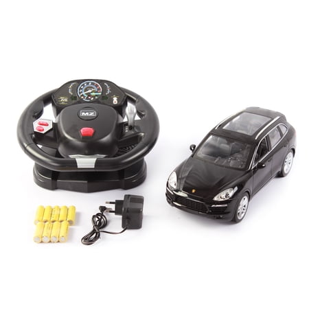 WonderTech All About Action! Licensed Porsche Cayenne 1:14 Remote Control Car With Rechargeable Battery - Black