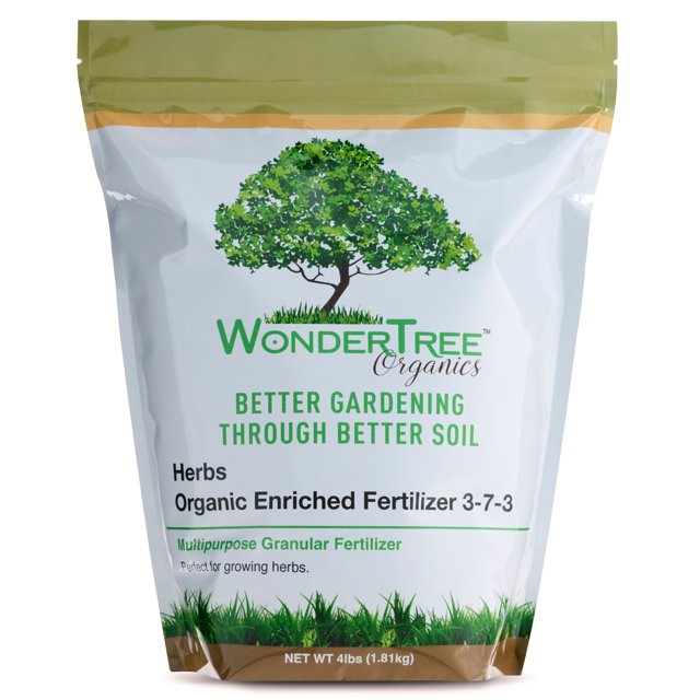 WonderTree Organics Herbs Organic Enriched Plant Fertilizer, 373, 4