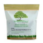 WonderTree Organics Herbs Organic Enriched Plant Fertilizer, 3-7-3, 8 lbs | Herbs Plant Food