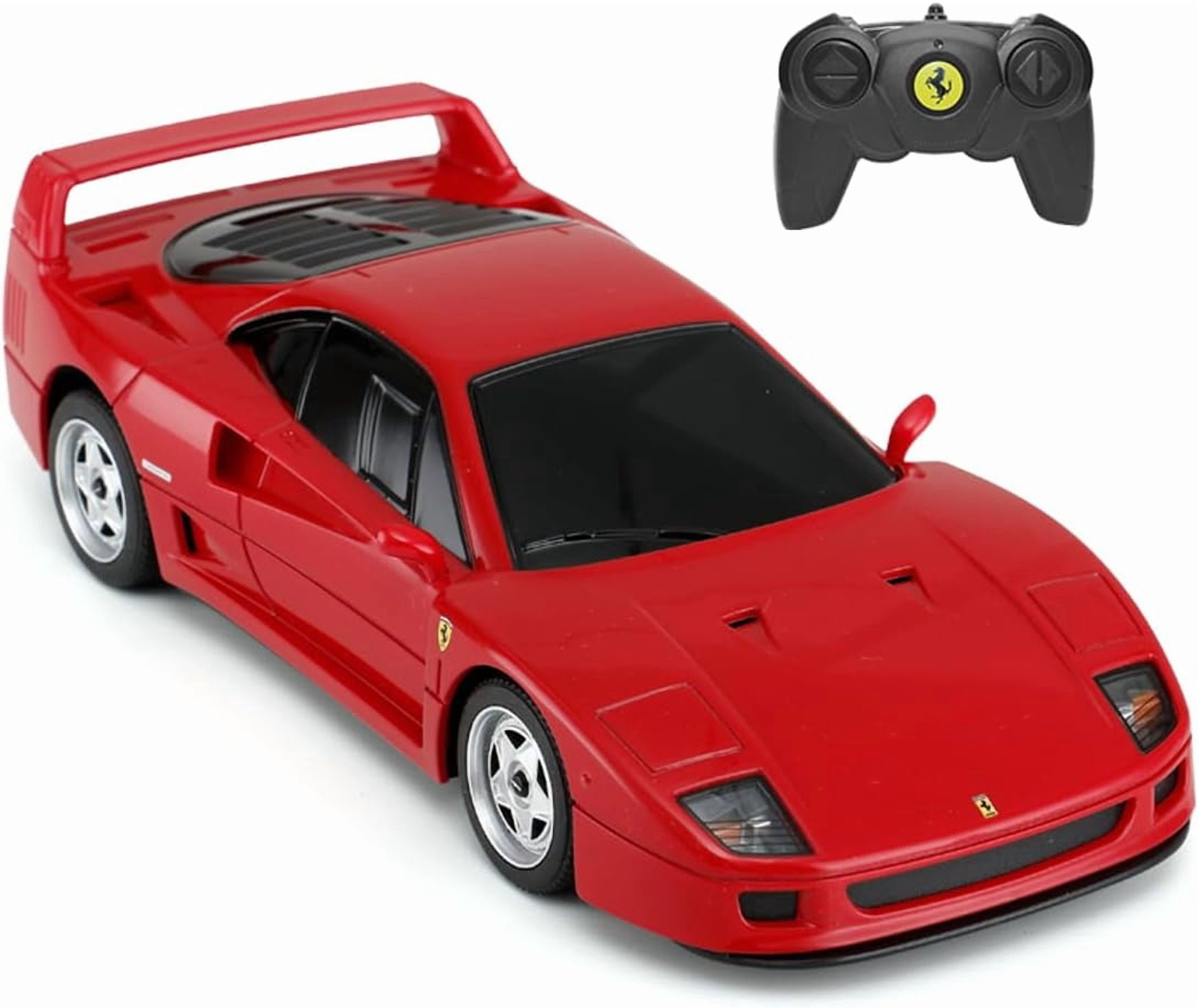 WonderTrove 1:24 Scale Remote Control Ferrari F40, RC Model Sports Car for Adults and Boys, Officially Licensed 2.4Ghz