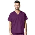 thumbnail image 1 of WonderWORK Unisex V-Neck Solid Scrub Top, 1 of 1