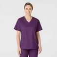 thumbnail image 1 of WonderWORK Women's V-Neck Scrub Top, 1 of 2