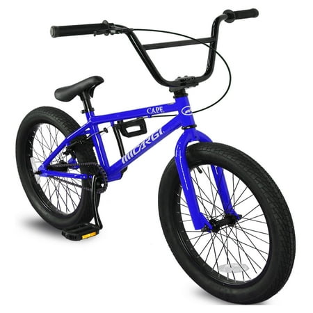 WonderWheels 20" BMX Steel Frame V-Brake One Piece Crank Alloy Rims 36H - Blue