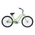 thumbnail image 1 of WonderWheels 26" Beach Cruiser Coaster Brake Single Speed Black Spokes One Piece Crank Alloy Black Rims 36H - Pearl Green, 1 of 4