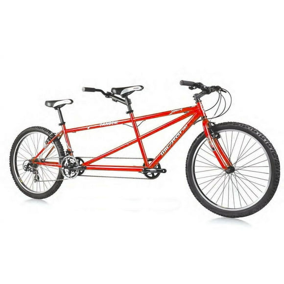 WonderWheels 26" Tandem Shimano 21-Sp Steel Frame Alloy Rims 36H - Red