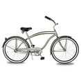 thumbnail image 1 of WonderWheels Beach Cruiser Shimano Tx-35 7 Speed Bicycle, Bike, V-Brake Stainless Steel Spokes One Piece Crank Alloy Purple Rims 36 H With Fender - Gray, 1 of 6