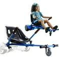 thumbnail image 1 of WonderWheels Hover Kart Go Kart Adjustable Seat Attachment for 6.5" Hover-Rider Buggy - Blue, 1 of 9