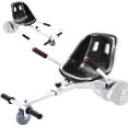 thumbnail image 1 of WonderWheels Hover Kart Go Kart Adjustable Seat Attachment for 6.5" Hover-Rider Buggy - White, 1 of 7