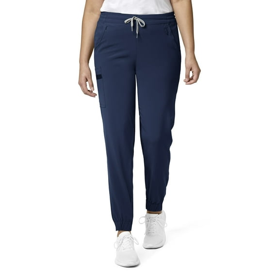 WonderWink RENEW Women's 5234 Jogger Scrub Pant Navy 2X-Large Petite