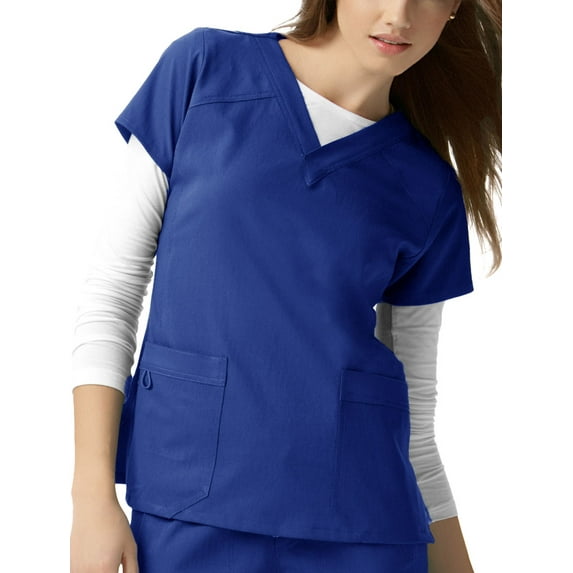 WonderWink Sporty V-Neck Top Scrub Top