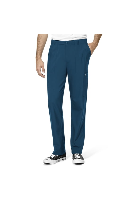 WonderWink W123 5355-Men's Flat Front Cargo Scrub Pant