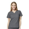 thumbnail image 1 of WonderWink W123 6255-Women's Basic V-Neck Scrub Top, 1 of 1