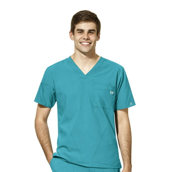 WonderWink W123 6355-Men's V-Neck Scrub Top
