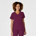 thumbnail image 1 of WonderWink W123 6455-Women's Mock Wrap Scrub Top, 1 of 6