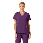 WonderWink W123 Womens Stylized V-Neck Scrub Top