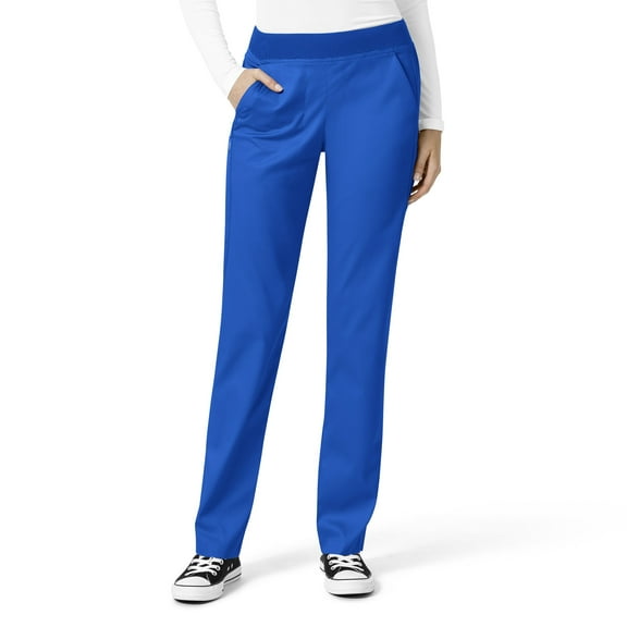 WonderWink Women's 5419 Knit Waist Cargo Scrub Pant-Royal-X-Small