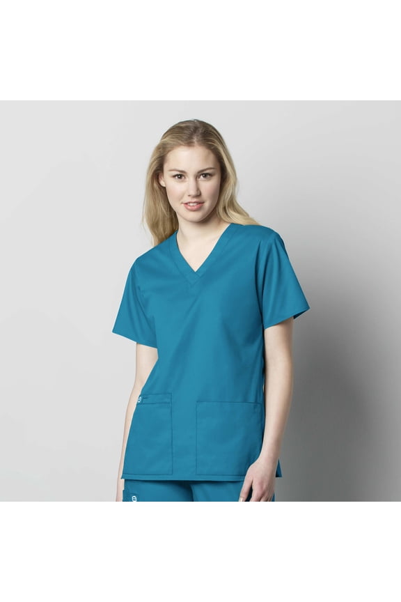 WonderWink WonderWORK 101-Women's V-Neck Scrub Top
