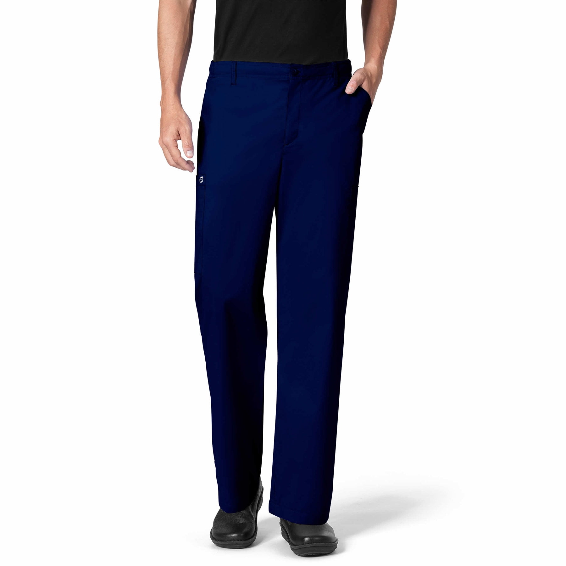 WonderWink Tall Wonderwork Pantaloni Cargo Donna Con Gamba Dritta – Divisa Medica Con Vita Elastica E Coulisse, 65% Poliestere 35% Cotone, Lunghezza Interna 78,7 Cm