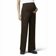 thumbnail image 1 of Wink WonderWORK Maternity Cargo Scrub Pant, Chocolate, S Womens, 1 of 8