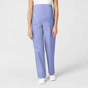 Wink WonderWORK Maternity Cargo Scrub Pant, Ceil Blue, XS Womens