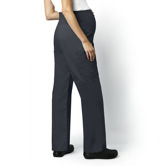 Wink WonderWORK Maternity Cargo Scrub Pant, Pewter, S Womens