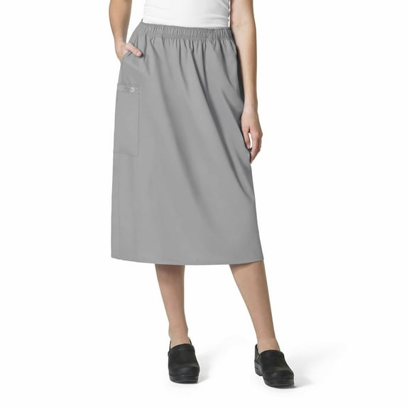 WonderWink WonderWORK 701-Women's Pull On Cargo Scrub Skirt