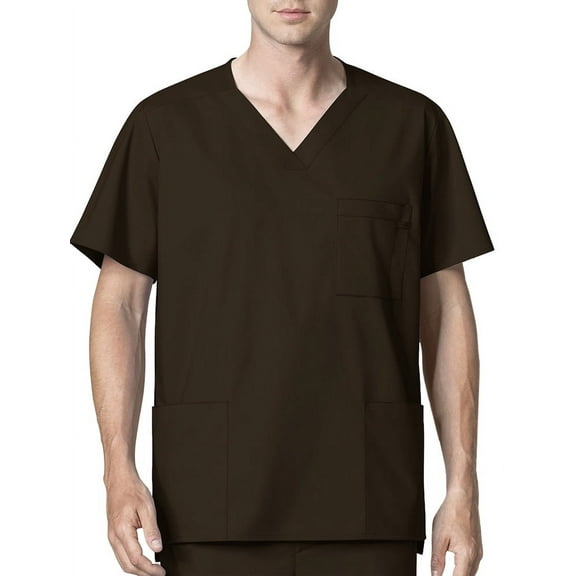 WonderWink WonderWORK Men's V-Neck Top Scrub Top