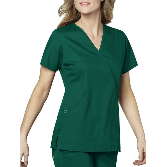 WonderWink WonderWORK Mock Wrap Top Scrub Top